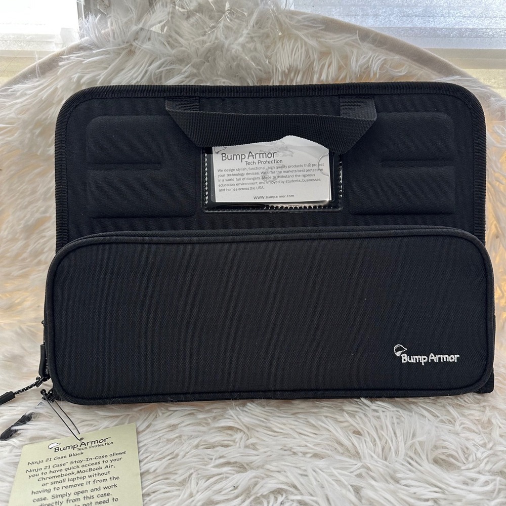 Bump Armor Ninja 21 Case — Stay in
Case - Black Tech Protection NEW 12.5"